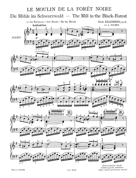 The Mill in the Black-Forest op. 52 One Idyll 艾連堡 田園曲 鋼琴獨奏 | 小雅音樂 Hsiaoya Music