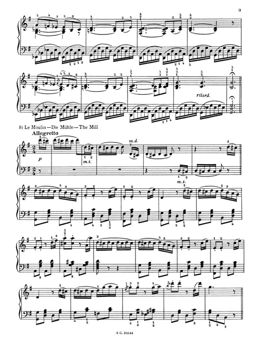 The Mill in the Black-Forest op. 52 One Idyll 艾連堡 田園曲 鋼琴獨奏 | 小雅音樂 Hsiaoya Music