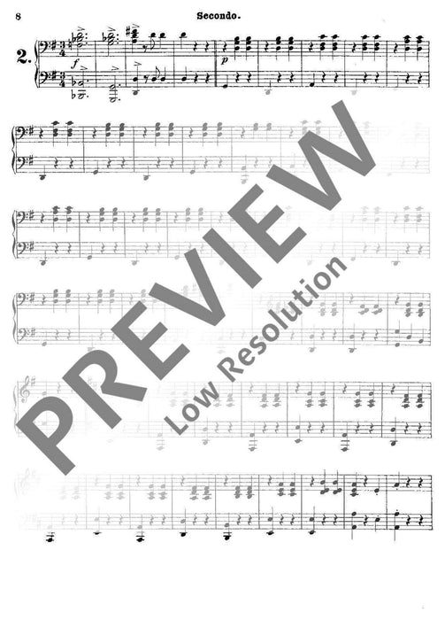 Sag's noch einmal op. 179 Walzer 艾連堡 4手聯彈(含以上) | 小雅音樂 Hsiaoya Music