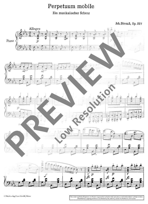 Perpetuum mobile op. 257 Ein musikalischer Scherz 史特勞斯．約翰 常動曲 鋼琴獨奏 | 小雅音樂 Hsiaoya Music