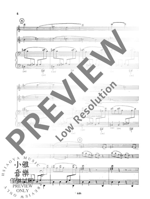 Trio 鋼琴三重奏 朔特版 | 小雅音樂 Hsiaoya Music