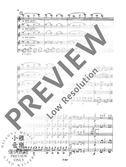 Wind Quintet per strumenti a fiato 木管五重奏 管樂五重奏 朔特版 | 小雅音樂 Hsiaoya Music