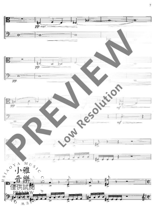 Suita for Viola and Bass Clarinet 混和二重奏 中提琴低音單簧管 朔特版 | 小雅音樂 Hsiaoya Music