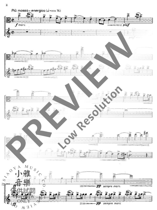 Suita for Viola and Bass Clarinet 混和二重奏 中提琴低音單簧管 朔特版 | 小雅音樂 Hsiaoya Music