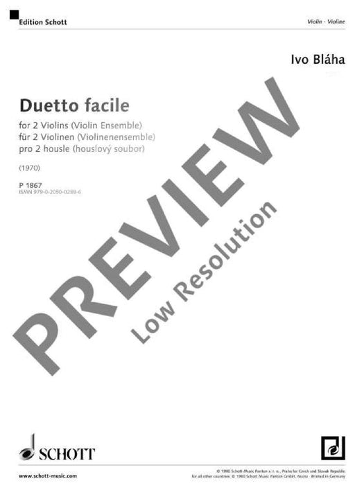 Duetto facile 二重奏 雙小提琴 朔特版 | 小雅音樂 Hsiaoya Music