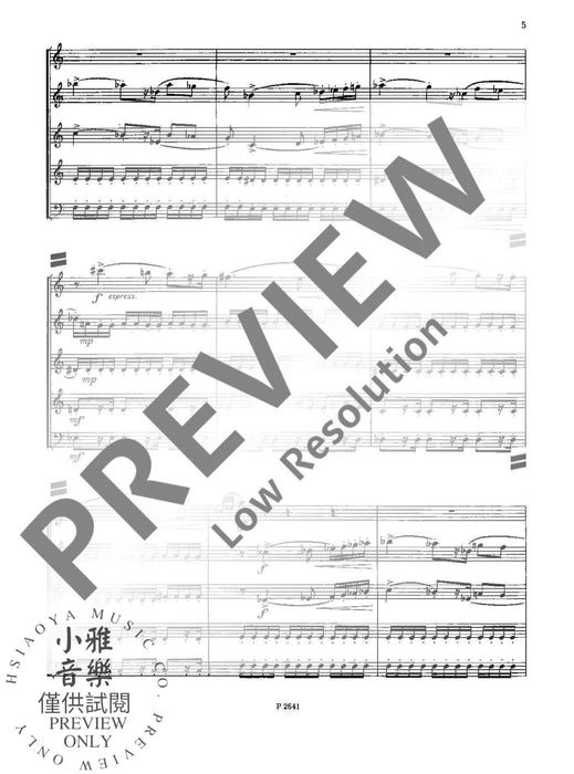 Divertimento op. 39 木管五重奏 嬉遊曲 朔特版 | 小雅音樂 Hsiaoya Music