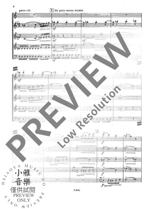 Divertimento op. 39 木管五重奏 嬉遊曲 朔特版 | 小雅音樂 Hsiaoya Music