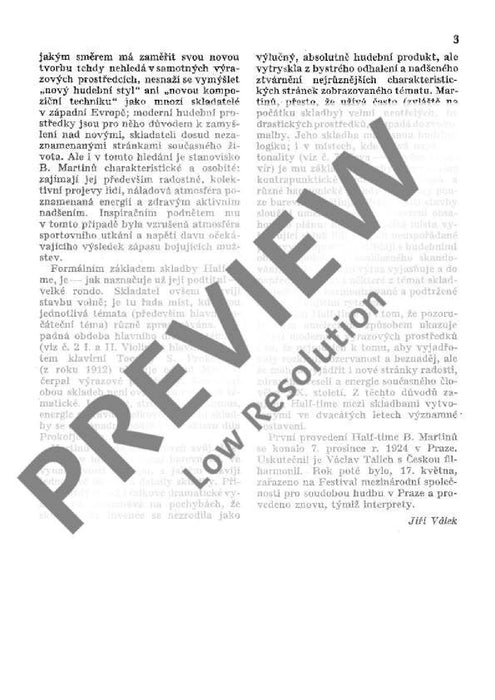 Half-Time H 142 Rondo for large Orchestra 馬悌努 迴旋曲 管弦樂團 總譜 朔特版 | 小雅音樂 Hsiaoya Music