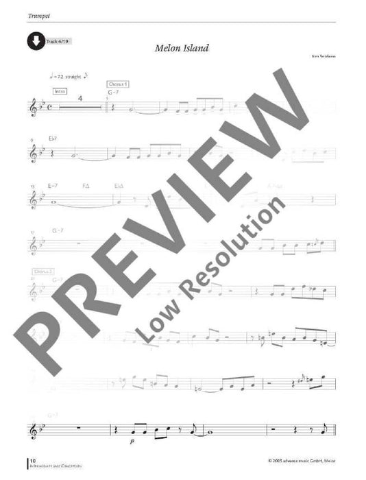 Intermediate Jazz Conception Trumpet 15 great solo etudes for jazz style and improvisation 爵士音樂小號 練習曲爵士音樂風格即興演奏 小號教材 | 小雅音樂 Hsiaoya Music