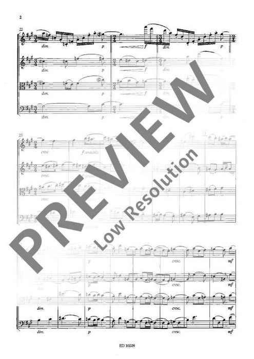 String Quartet No. 2 提佩特 弦樂四重奏 總譜 朔特版 | 小雅音樂 Hsiaoya Music