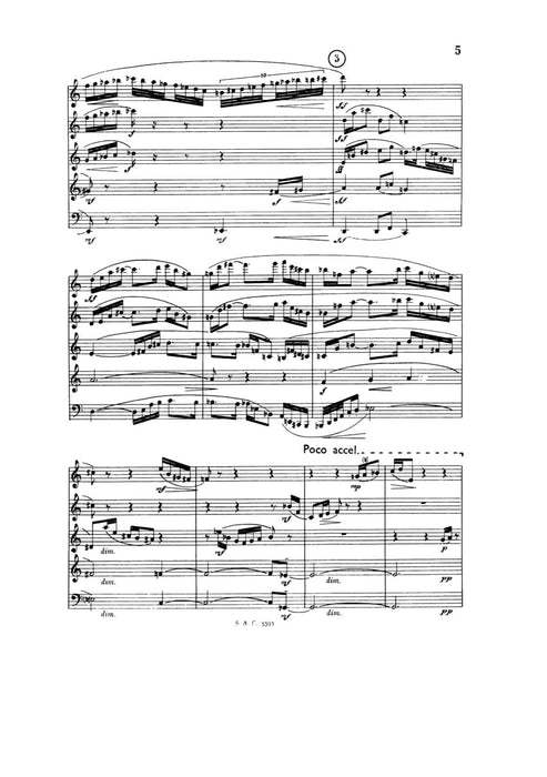 Wind Quintet op. 5 弗利可 管樂五重奏 總譜 朔特版 | 小雅音樂 Hsiaoya Music