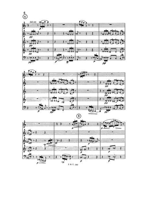 Wind Quintet op. 5 弗利可 管樂五重奏 總譜 朔特版 | 小雅音樂 Hsiaoya Music