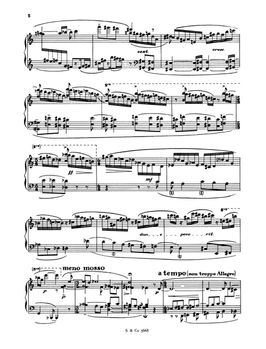 Four Impromptus op. 17 弗利可 即興曲 鋼琴獨奏 朔特版 | 小雅音樂 Hsiaoya Music