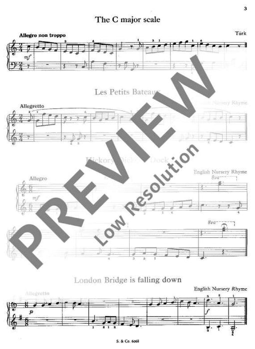 First Year Piano Book Vol. 1 Tunes From The Past 鋼琴 歌調 4手聯彈(含以上) 朔特版 | 小雅音樂 Hsiaoya Music