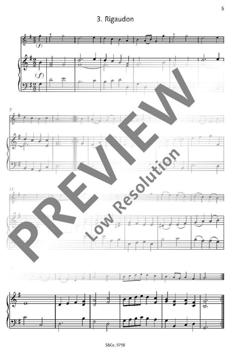 Wedding Divertissement 泰勒曼 小提琴加鋼琴 朔特版 | 小雅音樂 Hsiaoya Music