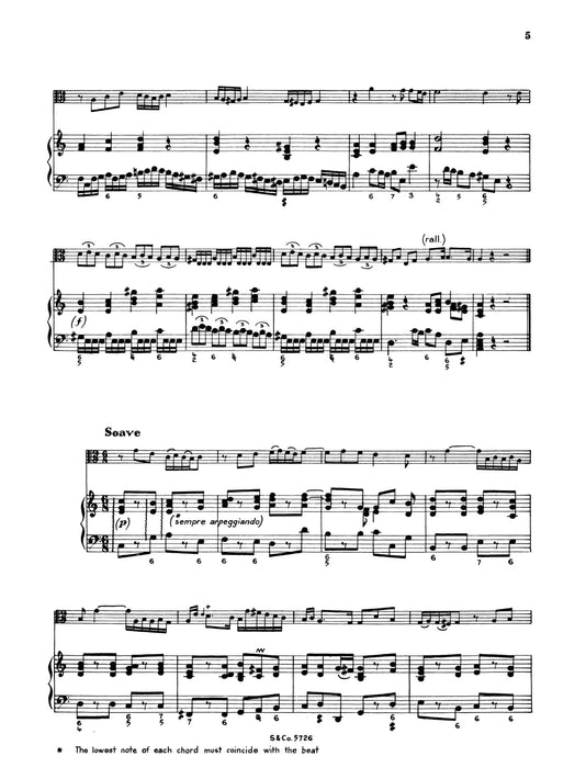 Sonata in A Minor 泰勒曼 奏鳴曲 小調 中提琴加鋼琴 朔特版 | 小雅音樂 Hsiaoya Music