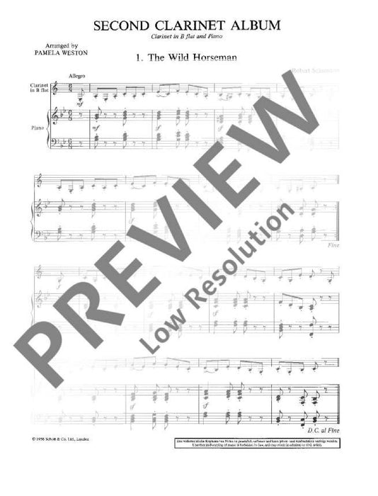 Clarinet Album Vol. 2 豎笛 1把以上加鋼琴 朔特版 | 小雅音樂 Hsiaoya Music