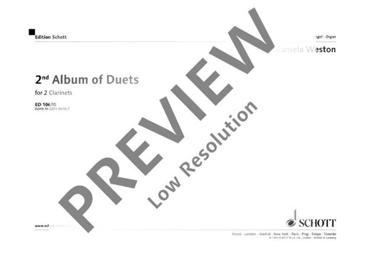 Album of Duets Vol. 2 二重奏 豎笛 2把 朔特版 | 小雅音樂 Hsiaoya Music