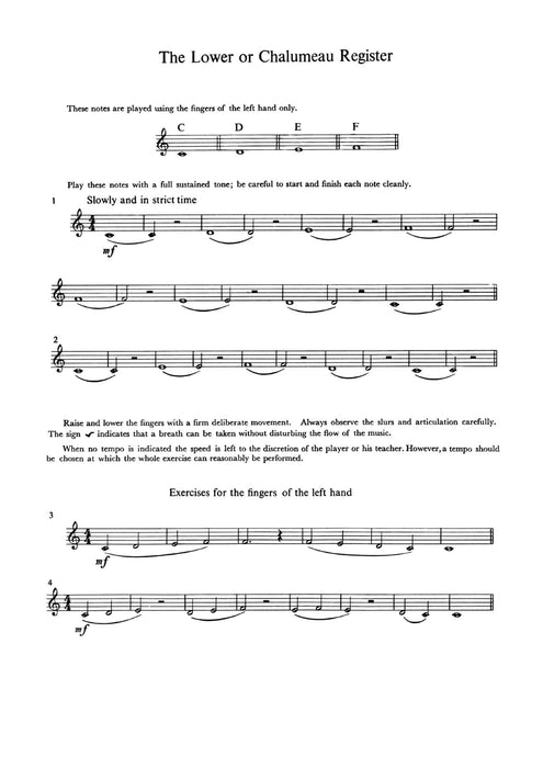 First Tunes and Studies 歌調 豎笛教材 朔特版 | 小雅音樂 Hsiaoya Music