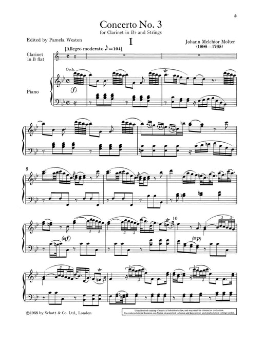 Clarinet Concerto No. 3 協奏曲 豎笛 1把以上加鋼琴 朔特版 | 小雅音樂 Hsiaoya Music