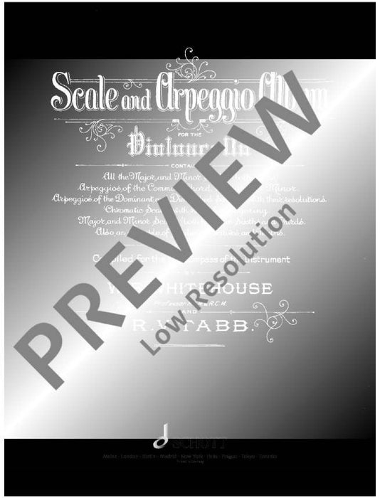 Scale and Arpeggio Album for the Violoncello 音階琶音 大提琴 大提琴練習曲 朔特版 | 小雅音樂 Hsiaoya Music