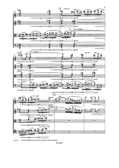 String Quartet No. 4 提佩特 弦樂四重奏 總譜 朔特版 | 小雅音樂 Hsiaoya Music