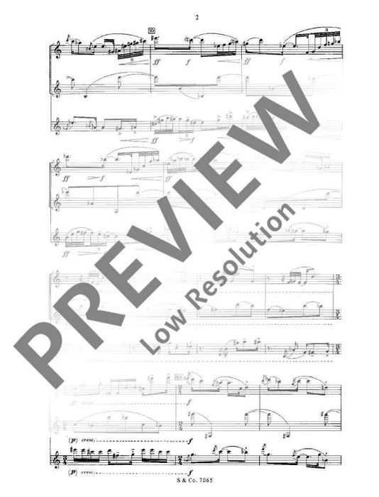 Prelude and Fugue op. 39 for 3 clarinets 哥爾．亞力山大 前奏曲復格曲 豎笛3把以上 朔特版 | 小雅音樂 Hsiaoya Music