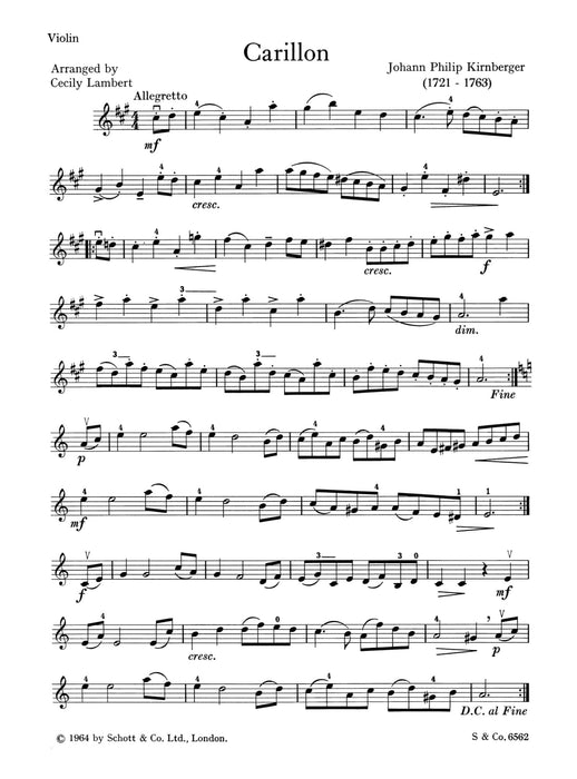 Carillon 奇恩貝格爾 排鐘 小提琴加鋼琴 朔特版 | 小雅音樂 Hsiaoya Music