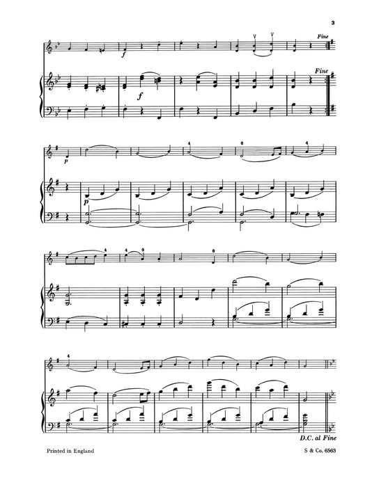 Minuet and Trio from Symphony No. 5 舒伯特 小步舞曲三重奏交響曲 小提琴加鋼琴 朔特版 | 小雅音樂 Hsiaoya Music