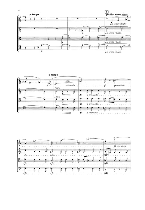 String Quartet No. 3 op. 37 哥爾．亞力山大 弦樂四重奏 總譜 朔特版 | 小雅音樂 Hsiaoya Music