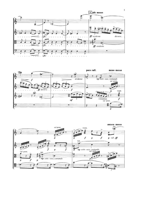 String Quartet No. 3 op. 37 哥爾．亞力山大 弦樂四重奏 總譜 朔特版 | 小雅音樂 Hsiaoya Music