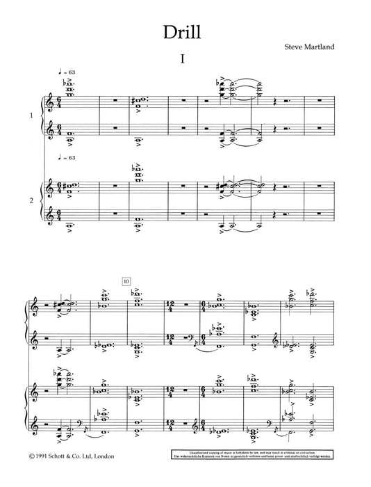 Drill 馬特蘭 雙鋼琴 朔特版 | 小雅音樂 Hsiaoya Music