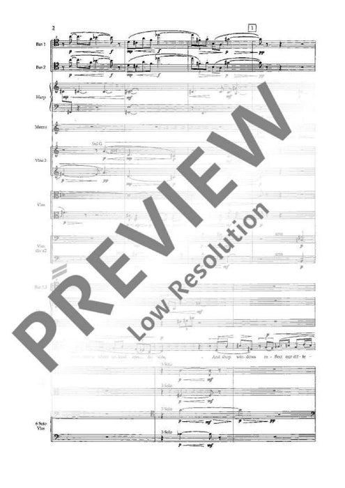 Some Days for mezzo-soprano and orchestra 次女高音管弦樂團 總譜 朔特版 | 小雅音樂 Hsiaoya Music