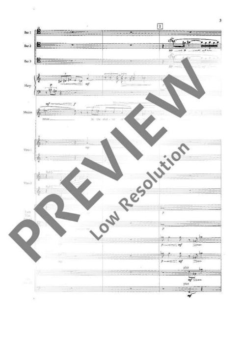 Some Days for mezzo-soprano and orchestra 次女高音管弦樂團 總譜 朔特版 | 小雅音樂 Hsiaoya Music