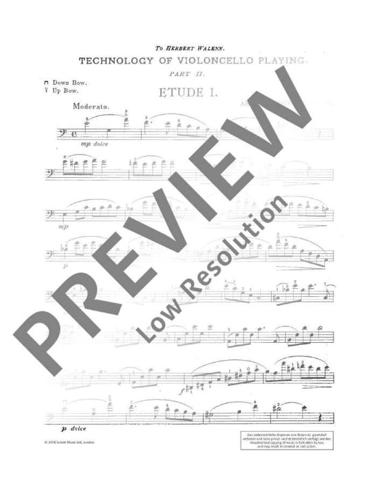 Technology of Violoncello Playing op. 53 Band 2 12 Etudes in the First Position 大提琴 練習曲 把位 大提琴練習曲 朔特版 | 小雅音樂 Hsiaoya Music