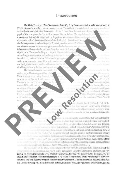 Dodici Sonate op. 2/7-12 Vol. 2 per Flauto traverso e Basso 洛卡泰利 長笛加鋼琴 朔特版 | 小雅音樂 Hsiaoya Music