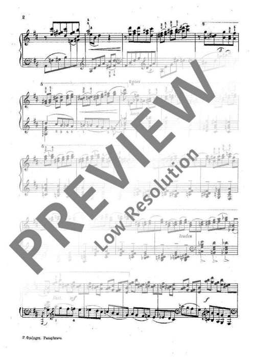 Paraphrase on Tchaikovsky's Flower-Waltz 葛林傑 模擬曲 圓舞曲 鋼琴獨奏 朔特版 | 小雅音樂 Hsiaoya Music