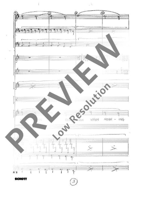 Perfect Act 馬特蘭 總譜 朔特版 | 小雅音樂 Hsiaoya Music