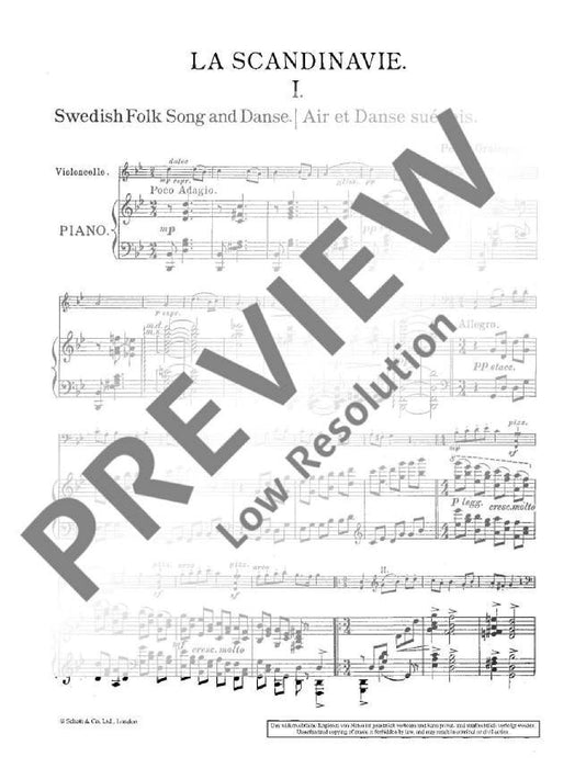 Scandinavian Suite 葛林傑 組曲 大提琴加鋼琴 朔特版 | 小雅音樂 Hsiaoya Music