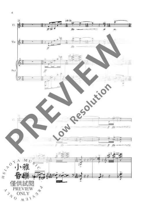 Cautionary Tales 鋼琴三重奏 朔特版 | 小雅音樂 Hsiaoya Music