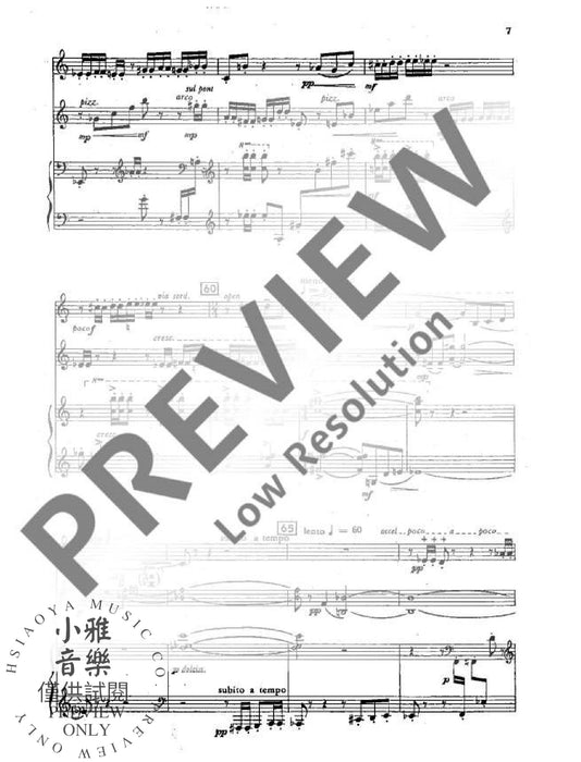 Trio 鋼琴三重奏 朔特版 | 小雅音樂 Hsiaoya Music