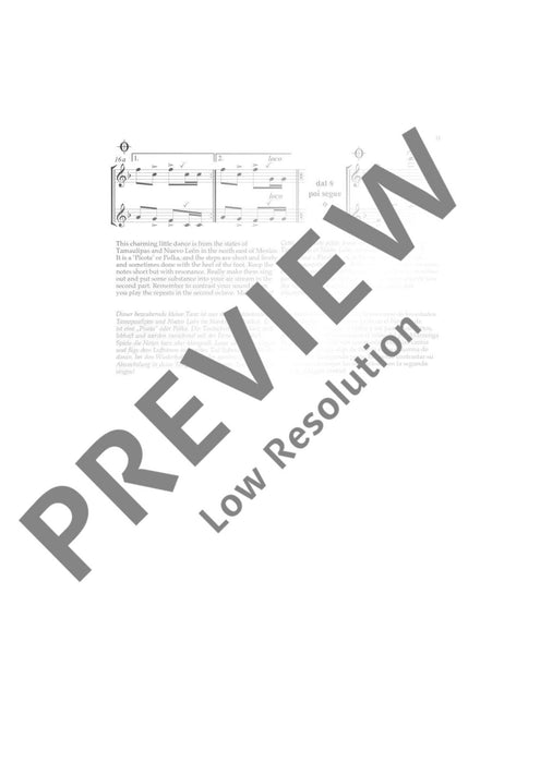 Mexican Folk Tunes 14 Dances for Flute Duet 民謠歌調 舞曲長笛二重奏 雙長笛 朔特版 | 小雅音樂 Hsiaoya Music