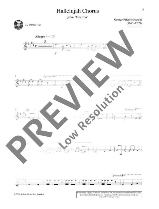 Baroque Play-Along 12 favourite works from the Baroque era, with authentic orchestral backing tracks 巴洛克 巴洛克 管弦樂團 小號獨奏 朔特版 | 小雅音樂 Hsiaoya Music