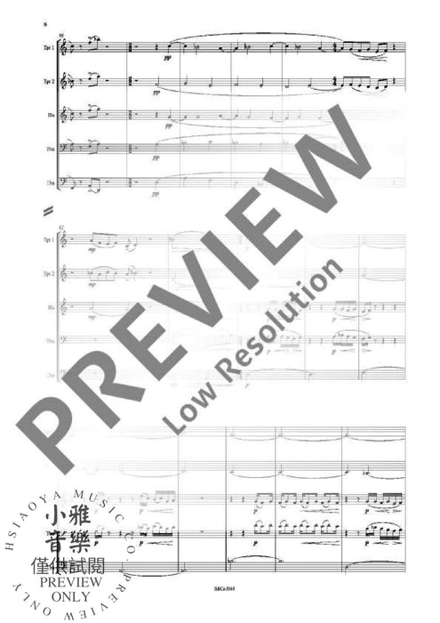 Still Life for brass quintet 木管五重奏 銅管五重奏 朔特版 | 小雅音樂 Hsiaoya Music