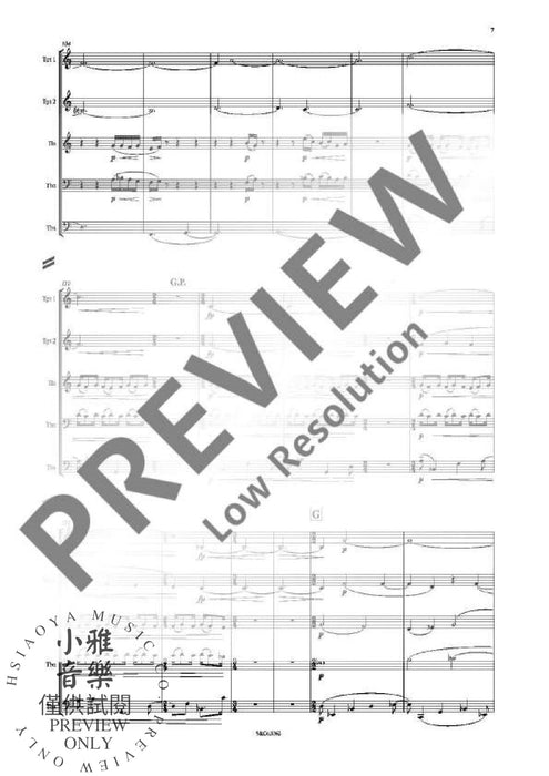 Still Life for brass quintet 木管五重奏 銅管五重奏 朔特版 | 小雅音樂 Hsiaoya Music