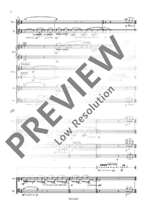 Winter Reels for ensemble 凱斯肯 總譜 朔特版 | 小雅音樂 Hsiaoya Music