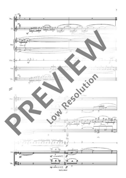 Winter Reels for ensemble 凱斯肯 總譜 朔特版 | 小雅音樂 Hsiaoya Music