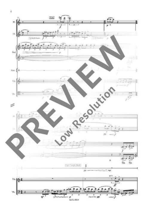 Winter Reels for ensemble 凱斯肯 總譜 朔特版 | 小雅音樂 Hsiaoya Music