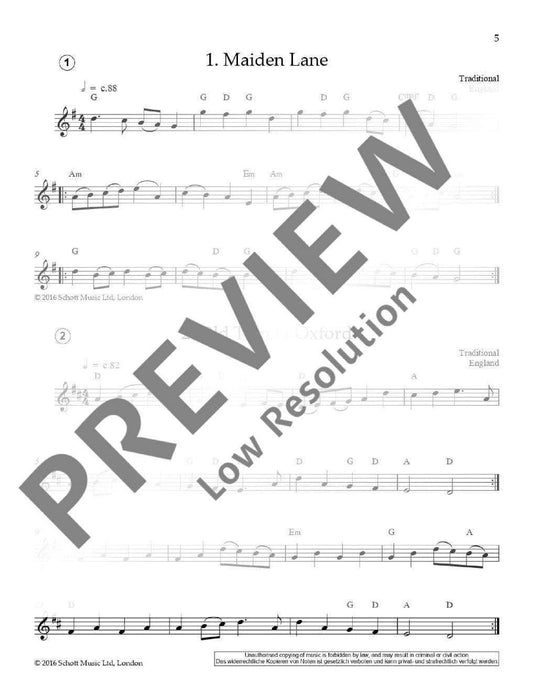 Easy Folk Fiddle 民謠提琴 小提琴獨奏 朔特版 | 小雅音樂 Hsiaoya Music