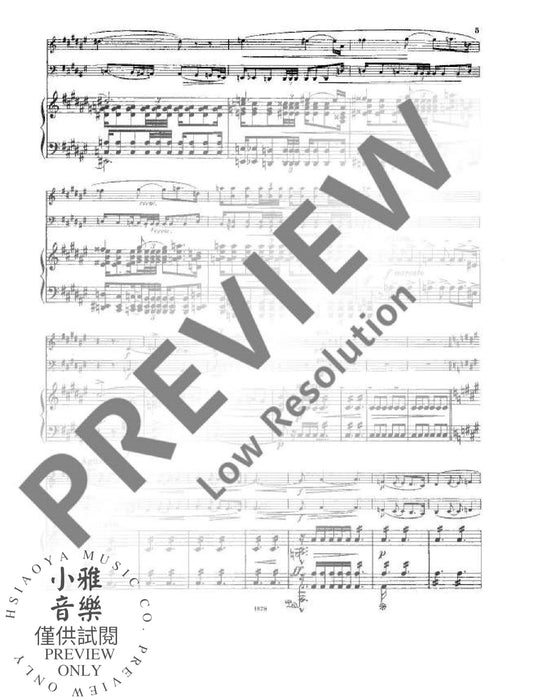 Piano Trio in F# Major op. 7 沃爾夫－菲拉利 鋼琴三重奏大調 | 小雅音樂 Hsiaoya Music